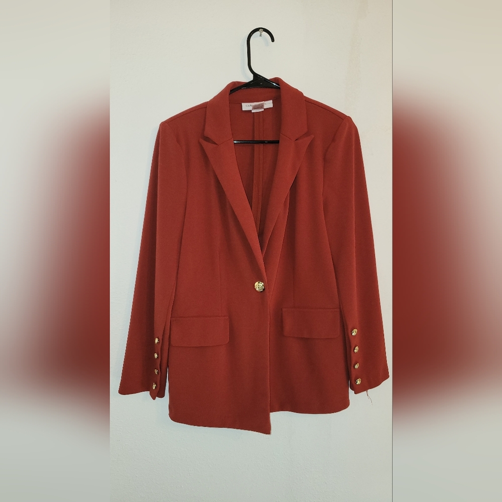 Carole Wren Women's Blazer | Size: Medium | Color: Red